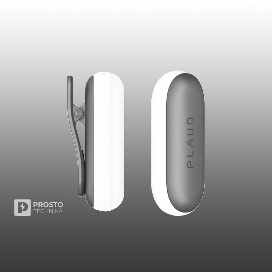 Диктофон Plaud Note Pin с искусственным интеллектом ChatGPT, 64Gb, чёрный (Cosmic Gray)